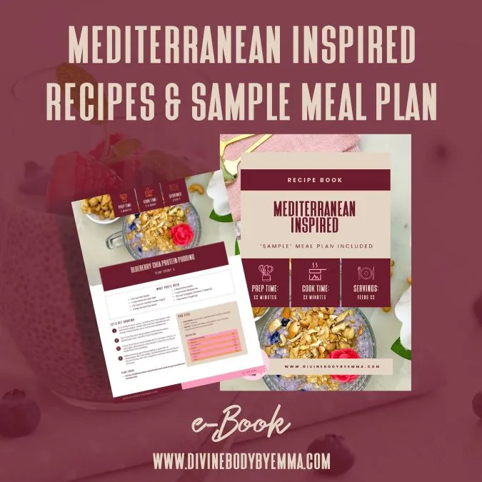 Mediterranean Inspired Recipes & Sample Meal Plan