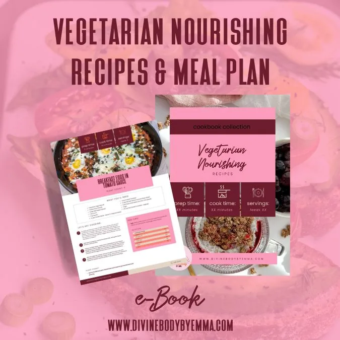 Vegetarian Nourishing Recipes & Meal Plan