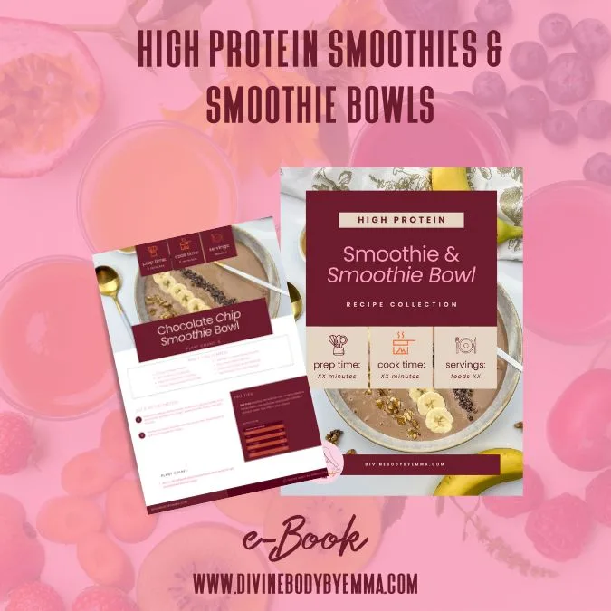 High Protein Smoothies & Smoothie Bowls