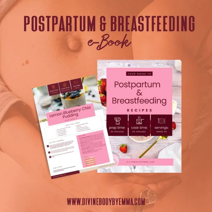 Postpartum & breastfeeding Recipes eBook